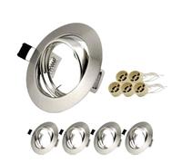 eufeifeiegds 5/10 pezzi di faretti LED con cornice rotonda, portalampada regolabile for MR16 GU10, staffa for faretto da incasso(Type3-5PCS)