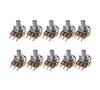 eufeifeiegds 5/10 pezzi WH148 Potenziometro 15 mm 3 pin lineare conico rotativo 1K 2K 5K 10K 20K 50K 100K 250K 500K 1M Ohm Resistore variabile wefeiegds(5pcs,250K OHM)