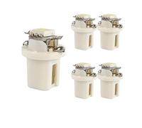 eufeifeiegds 5 pezzi 24v T5 B8. LED SMD 5050 1 Lampadina for strumenti Indicatore cruscotto Interno Bianco Rosso Ambra Verde Blu(WHITE)