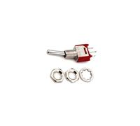 eufeifeiegds 5 pezzi Serie SH TS-4 3 pin SPDT on-on 2 ingranaggi (fissi) Interruttore a levetta subminiaturizzato da 5 mm for montaggio a pannello 1,5 A/250 V CA wefeiegds