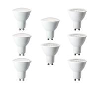 eufeifeiegds 8 pezzi GU10 Focos LED Spot Light 38 gradi 120 AC220V 3W-9W Illuminazione for interni Decorazione for la casa Bombillas Luci a for stanza(120degree 3000K,3w)