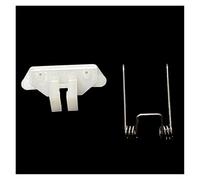 eufeifeiegds Blocco guida for tagliacapelli con testina oscillante, parti di ricambio for molla tensione for accessori for 870(Silver)
