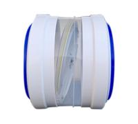 eufeifeiegds Cappe da cucina Valvola di ritegno for tubo da 150/160/180 mm Doppia estremità Controllo antiodore Uscita aria Sistema Fresh-C wefeiegds