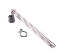 eufeifeiegds Elemento riscaldante Tri-clamp da 2 pollici ULWD Scaldabagno elettrico Riscaldatore a bassa densità di potenza 220 V/380 V SUS304(With clamp,220V,9kw 600mm)