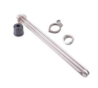 eufeifeiegds Elemento riscaldante Tri-clamp da 2 pollici ULWD Scaldabagno elettrico Riscaldatore a bassa densità di potenza 220 V/380 V SUS304(With clamp and set,380V,6kw 480mm)