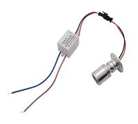 eufeifeiegds Faretti LED da soffitto dimmerabili 3 W, 12 V CC 24, con driver, lampada for gioielli, bancone e vetrina, AC85-265(Silver,220V NO DIMMABLE_GREEN)