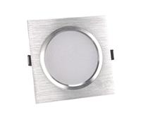 eufeifeiegds Faretto LED da incasso DC12V dimmerabile 5w 7w 9w 12w 18w 24V soffitto quadrato 220V Lampada Pannello luminoso for illuminazione domestica(Silver,WARM WHITE_AC85-265V_5W)