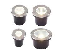 eufeifeiegds Faretto LED interrato impermeabile IP67 da 3W, 5W, 10W, 15W, 18W, for esterni, giardino, pavimento(AC85-265V 10W 80MM,Blu)