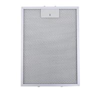 eufeifeiegds Filtro antigrasso for cappe aspiranti da cucina in metallo 370 x 270 mm Filtro in argento con maglia in alluminio Cappe aspiranti da cucina wefeiegds