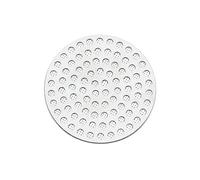 eufeifeiegds Filtro for caffè doppio in metallo riutilizzabile da 51/53/58 mm, maglia fine, resistente al calore, accessorio professionale for caffè espresso(53mm)
