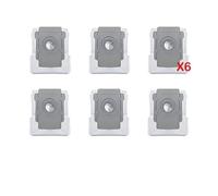 eufeifeiegds For i3 i7 i7+ E5 E6 E7 Robot Aspirapolvere Spazzola Principale Rullo Filtro Hepa Sacchetto Polvere Straccio Parte for Sostituzione Aspirapolvere wefeiegds(6 dust bags)