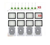 eufeifeiegds For i3 i7 i7+ E5 E6 E7 Robot Aspirapolvere Spazzola Principale Rullo Filtro Hepa Sacchetto Polvere Straccio Parte for Sostituzione Aspirapolvere wefeiegds(Set 3)