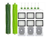 eufeifeiegds For i3 i7 i7+ E5 E6 E7 Robot Aspirapolvere Spazzola Principale Rullo Filtro Hepa Sacchetto Polvere Straccio Parte for Sostituzione Aspirapolvere wefeiegds(Set 2)