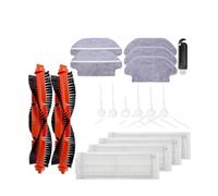 eufeifeiegds For Robot Aspirapolvere Mop Pro V2 V2 Pro V3 V-RVCLM21B SE Filtro Rullo Principale Spazzola Laterale Panno for Mocio Asciutto e Bagnato Parti wefeiegds(Set J)