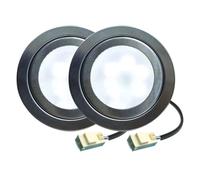 eufeifeiegds Lampadina for cappa aspirante con connettore YL da 2 pezzi, 1,5 W, 68 mm, 12 V CA, CC, for cappa da cucina, lampada equivalente a 20 W, vecchia luce wefeiegds(With YL Connector,NO_WARM WH