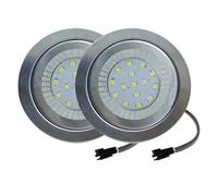 eufeifeiegds Lampadina for cappa da cucina incorporata da 12 V CC da 2 pezzi, lampadina alogena da 1,5 W a LED, lampadina a disco di ricambio for rimorchio a LED, lampada for auto wefeiegds(With SM Co