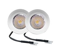 eufeifeiegds Lampadina for mobile da 30 mm, 1,5 W, 2 pezzi, 12 V CC, luce for camino, macchina for fumo, luce for cucina, lampadina for armadio, lampadina for yacht, camper wefeiegds(White 6000K,WITH