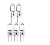 eufeifeiegds Lampadina G4 T3 10W 20W Bi-Pin JCR for microscopio, 5 pezzi, AC 6V 12V(12V 20W)