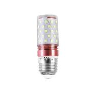 eufeifeiegds Lampadina LED colorata 12V 24V 36V 48V 60V 85V AC DC con attacco E27 da 5W, rossa, verde, blu, bianca, for le feste(RED_E27)