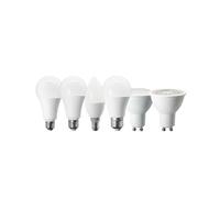 eufeifeiegds Lampadina LED dimmerabile 0-100% E14 E27 GU10 con dimmerazione a 3 colori 3000K 4000K 6000K, senza sfarfallio, attacco a baionetta(NaturalLight4000K,A60 10W_YES_AC220-240V)