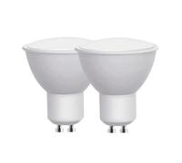 eufeifeiegds Lampadine crepuscolari GU10 da 4 W a LED, 2 pezzi, con sensore di luce for esterni, fotocellula, 85-265 V, for, parete, giardino, parco(White 6000K)