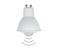 eufeifeiegds Lampadine LED GU10 con sensore di movimento PIR da 6 W, 85-265 V CA, for illuminazione soffitto, corridoio, passerella(White 6000K)