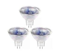 eufeifeiegds Lampadine MR16 da 3 pezzi, 10W, 20W, 35W, 50W, 12V AC, for faretti binario giardino, lampade scrivania in fibra ottica, BAB C(220V 50W)