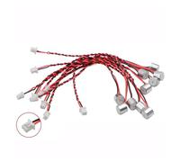 eufeifeiegds Microfono a condensatore elettrete capacitivo con isolamento impermeabile da 10 pezzi/lotto 6050, microfono omnidirezionale da 6 mm, 6 x 5 mm, con filo 2P 1,25 mm(10PCS 6mm Waterproof)