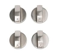 eufeifeiegds Piani cottura elettronici, elettrodomestici, manopole for fornelli a gas, interruttori, accessori, parti, lega di zinco, 4 pezzi, 6 mm, fornello da cucina