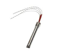 eufeifeiegds Riscaldatore filettato DN15/21mm 1/2" 12V/24V 300-500W Elemento riscaldante elettrico M16mm *200-300mm for 1 pz(Without nut,24V,DN15 16x200mm 300W)