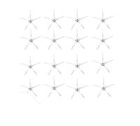 eufeifeiegds Spazzola laterale a 5 bracci for robot aspirapolvere 1/1S/S4 S5 S6 S7 T7, pezzi di ricambio lavabili in nylon bianco wefeiegds(16 Pcs)