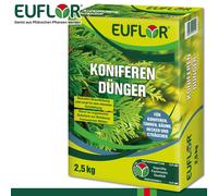 Euflor 3x 2,5kg Conifere Concime Speciale Abete Konifere Albero Siepe Cespuglio
