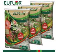 Euflor 3 X 2,5 Kg Bio Hornspäne Concime Organico Di Azoto 100% Naturale