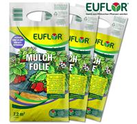 Euflor 3x 7,2 M ² Mulchfolie (1,2 x 6 M) Costruzione Giardino Crescita Beet
