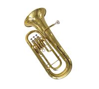 Eufonio A Tre Tasti Diagonali A Quattro Tasti Per Principianti/professionisti In Si Bemolle Argento Oro Strumento Professionale Eufonio(3/4)