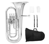 Eufonio Bb Flat Euphonium Tubo In Ottone Corpo 3 Tasti Baritono Corno Basso Accessori Per Strumenti Musicali