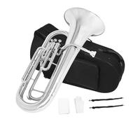 Eufonio Bb Flat Euphonium Tubo In Ottone Corpo 3 Tasti Baritono Corno Basso Set Di Strumenti Musicali Accessori(Type2 730N)