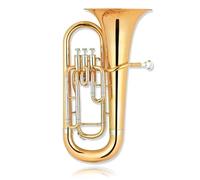 Eufonio Per Principianti Eufonio Con Tasti Verticali Tuba Chiave Di Si Bemolle Cambia Tono In Ottone Bianco