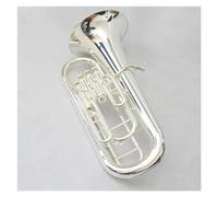 Eufonio Professionale Strumento A Corno Eufonio Argento In Ottone Eufonio 4 Valvole Placcato Argento Con Bocchino
