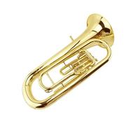 Eufonio Professionale Strumento Eufonio A Valvola In Si Bemolle A 3 Pistoni Con Custodia Rigida, Panno Per Bocchino E Guanti