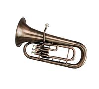 Eufonio Professionale Strumento In Ottone Eufonio Con Chiave Piatta Antica A Tre Supporti Con Set Completo Di Accessori
