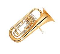 Eufonio Professionale Strumento Per Eufonio Con Chiave A Quattro Supporti, Corpo In Ottone, Supporto Per Tubo In Rame Bianco Con Bocchino