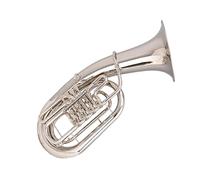 Eufonio Professionale Strumento Professionale Per Eufonio In Ottone A Quattro Tasti Con Bocchino E Accessori (Color : Silver)