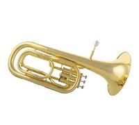 Eufonio Professionale Superficie Del Tubo In Ottone Laccata Oro Si Bemolle Supporto A Tre Tasti Eufonio Per Studenti Adulti