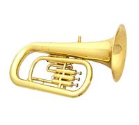 Eufonio Strumenti Musicali Eufonio A Tre Pulsanti Tono SIb Lacca Oro Artigianale Per Principianti Prestazioni Professionali