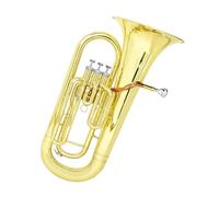 Eufonio Strumento Eufonio A 3 Tasti Con Corpo In Ottone E Chiave In Sib Con Tracolla Inclusa.