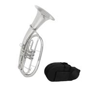 Eufonio Strumento In Ottone Eufonio A Tre Tasti Piatti In Argento Per Principianti E Professionisti Con Accessori