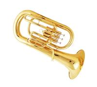 Eufonio Tono Sib Ottone Giallo Laccato Oro Corpo Eufonio A 3 Valvole Con Bocchino E Custodia Kit Eufonio