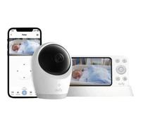 eufy baby monitor con fotocamera E21, 4K UHD, display da 5 pollici (720p), modalità Wi-Fi ibrida/offline, controllo tramite app e monitor, funzione girevole e inclinazione, zoom 8x, fotocamera