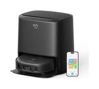 eufy Clean X9 Pro CleanerBot con pressione adattiva MopMaster™, 2 mocio rotanti, rilev. tappeti con mocio a sollev. autom. 12 mm, stazione pulizia autom., aspiraz. 5.500 Pa e AI aggiramento ostacoli